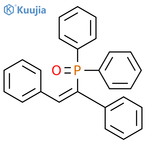 Phosphine oxide, [(1E)-1,2-diphenylethenyl]diphenyl- structure