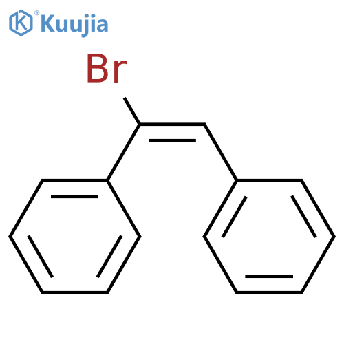Benzene, 1,1'-[(1E)-1-bromo-1,2-ethenediyl]bis- structure