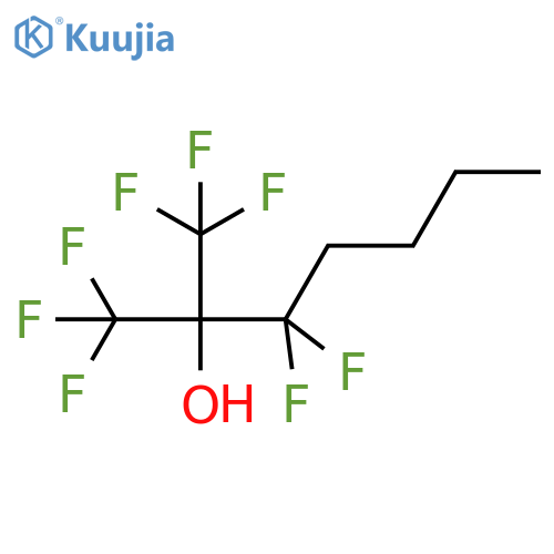 2-Heptanol, 1,1,1,3,3-pentafluoro-2-(trifluoromethyl)- structure