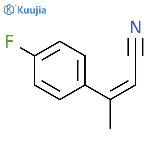 2-Butenenitrile,3-(4-fluorophenyl)-, (Z)- (9CI) structure
