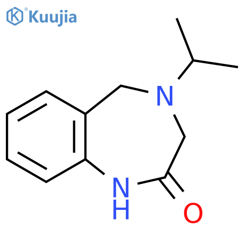 2H-1,4-Benzodiazepin-2-one, 1,3,4,5-tetrahydro-4-(1-methylethyl)- structure