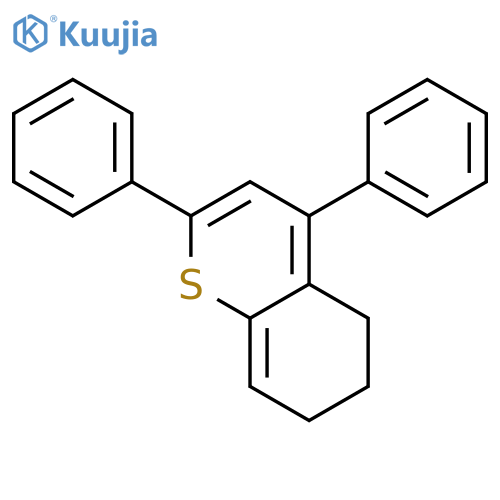 5H-1-Benzothiopyran, 6,7-dihydro-2,4-diphenyl- structure