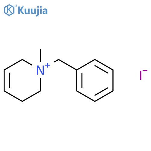 Pyridinium, 1,2,3,6-tetrahydro-1-methyl-1-(phenylmethyl)-, iodide structure