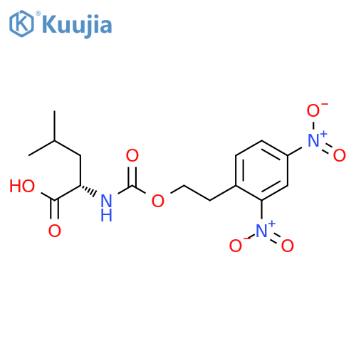 L-Leucine, N-[[2-(2,4-dinitrophenyl)ethoxy]carbonyl]- structure