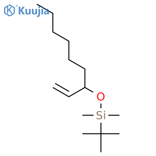 Silane, (1,1-dimethylethyl)[(1-ethenylheptyl)oxy]dimethyl- structure