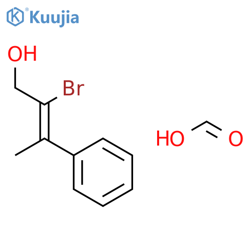 2-Buten-1-ol, 2-bromo-3-phenyl-, formate, (Z)- structure