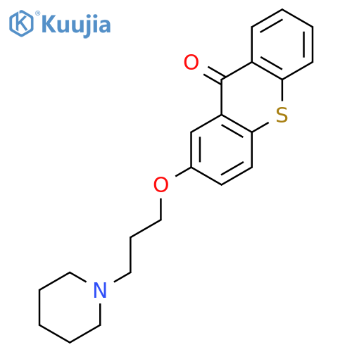 9H-Thioxanthen-9-one, 2-[3-(1-piperidinyl)propoxy]- structure