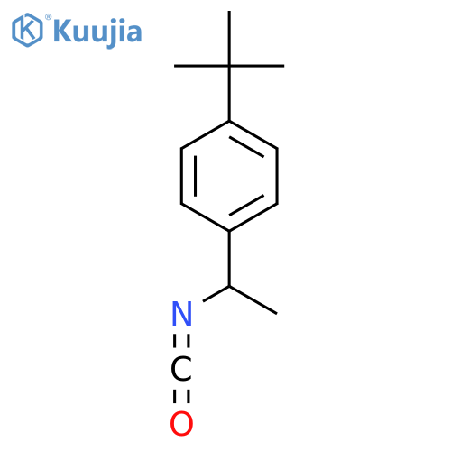 1-Tert-butyl-4-(1-isocyanatoethyl)benzene structure