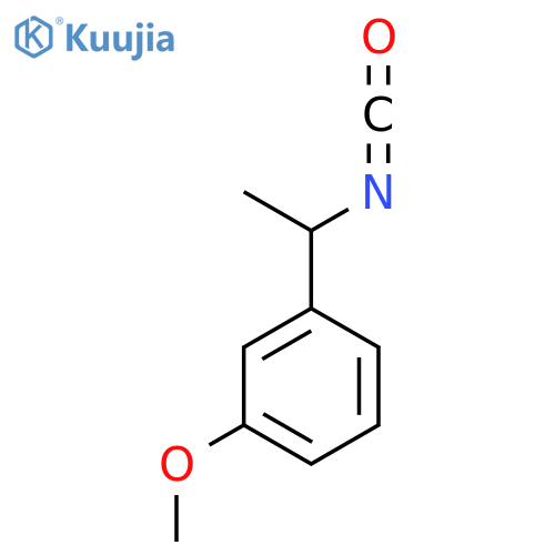 1-(1-isocyanatoethyl)-3-methoxybenzene structure