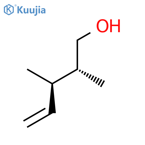 4-Penten-1-ol, 2,3-dimethyl-, (R*,R*)- structure