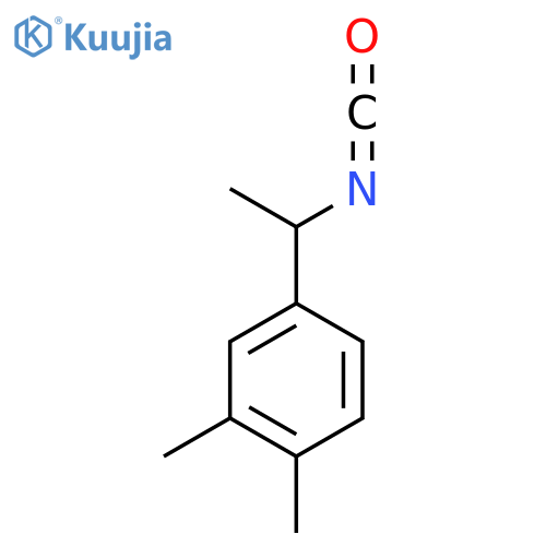 4-(1-isocyanatoethyl)-1,2-dimethylbenzene structure