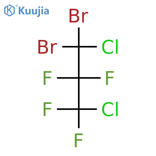 Propane, 1,1-dibromo-1,3-dichloro-2,2,3,3-tetrafluoro- structure