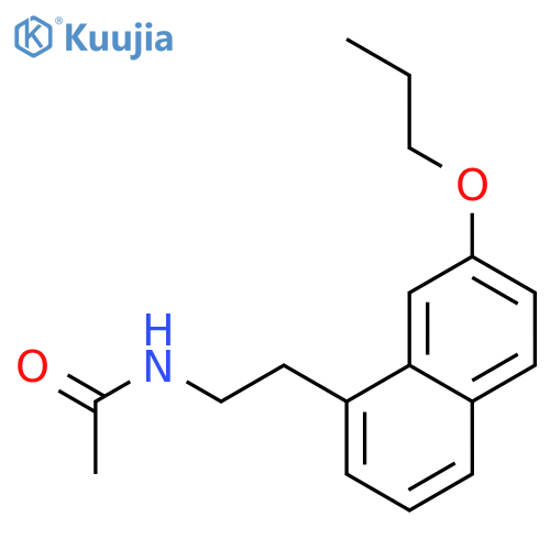 Acetamide, N-[2-(7-propoxy-1-naphthalenyl)ethyl]- structure