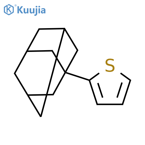 Thiophene, 2-tricyclo[3.3.1.13,7]dec-1-yl- structure