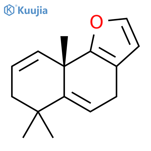 Naphtho[1,2-b]furan,4,6,7,9a-tetrahydro-6,6,9a-trimethyl-, (9aS)- structure