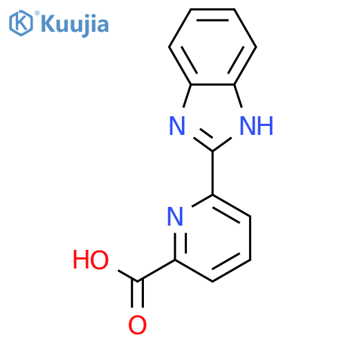 2-Pyridinecarboxylic acid, 6-(1H-benzimidazol-2-yl)- structure