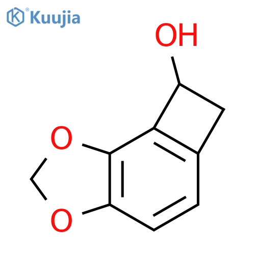 Cyclobuta[e]-1,3-benzodioxol-7-ol, 6,7-dihydro- structure
