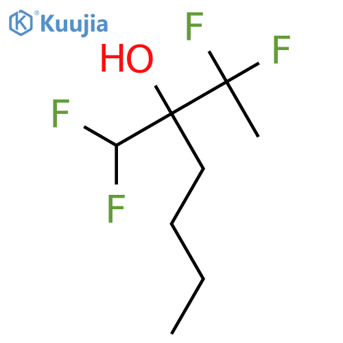 3-Heptanol, 3-(difluoromethyl)-2,2-difluoro- structure