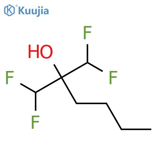 2-Hexanol, 2-(difluoromethyl)-1,1-difluoro- structure