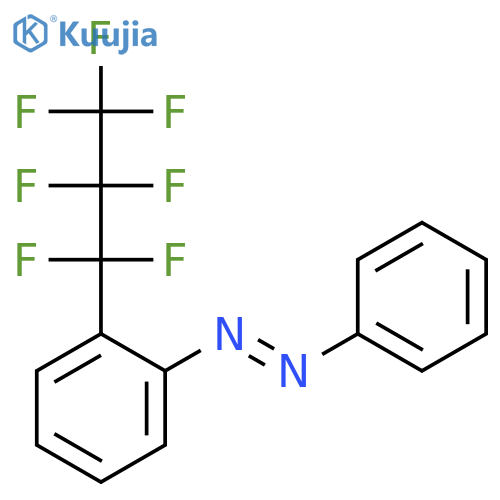 Diazene, [2-(heptafluoropropyl)phenyl]phenyl- structure