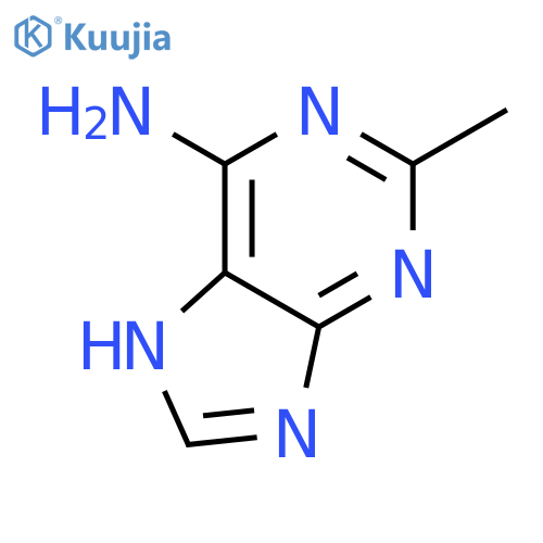 2-methyl-1H-purin-6-amine structure