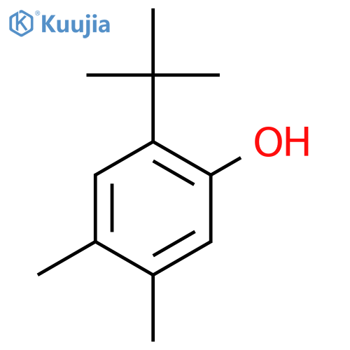 Phenol,2-(1,1-dimethylethyl)-4,5-dimethyl- structure