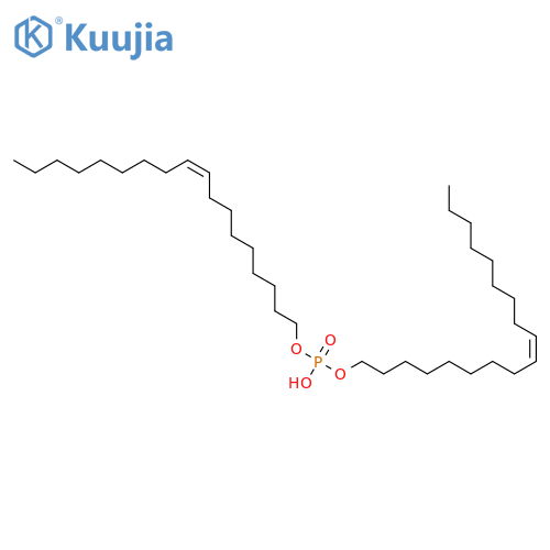 9-Octadecen-1-ol,1,1'-(hydrogen phosphate), (9Z,9'Z)- structure