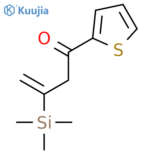 3-Buten-1-one, 1-(2-thienyl)-3-(trimethylsilyl)- structure
