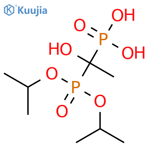 Phosphonic acid, [1-[bis(1-methylethoxy)phosphinyl]-1-hydroxyethyl]- structure