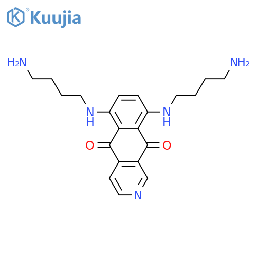 Benz[g]isoquinoline-5,10-dione,6,9-bis[(4-aminobutyl)amino]- structure