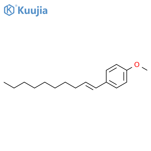 Benzene, 1-(1E)-1-decen-1-yl-4-methoxy- structure