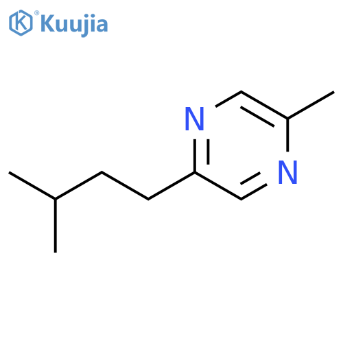 2-Methyl-5-isopentylpyrazine structure