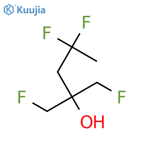 2-Pentanol, 1,4,4-trifluoro-2-(fluoromethyl)- structure