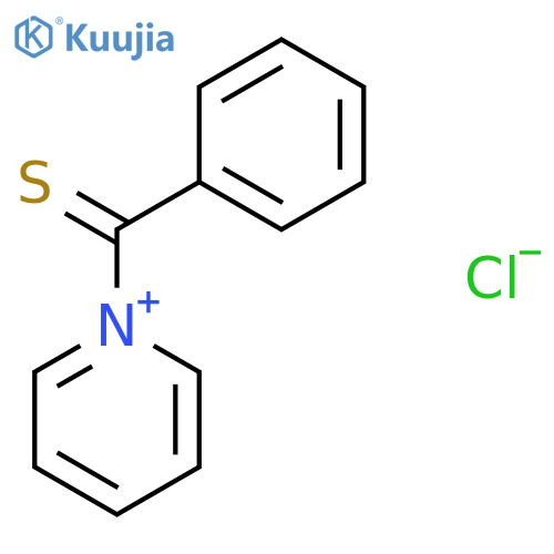 Pyridinium, 1-(phenylthioxomethyl)-, chloride structure