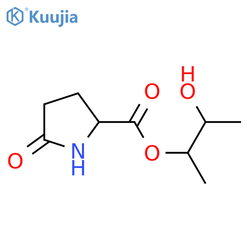 5-Oxo-2-pyrrolidinecarboxylic acid; (S)-form, 2ξ-Hydroxy-1ξ-methylpropyl ester structure