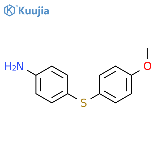 4-(4-methoxyphenyl)sulfanylaniline structure