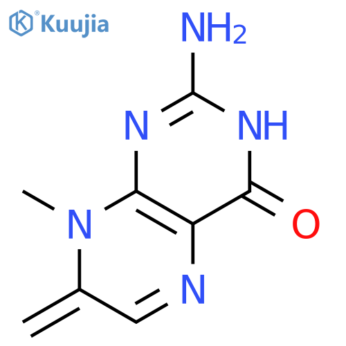 4(3H)-Pteridinone,2-amino-7,8-dihydro-8-methyl-7-methylene- structure