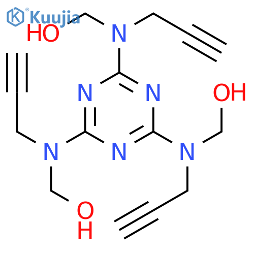 Methanol,[1,3,5-triazine-2,4,6-triyltris(2-propynylimino)]tris- (9CI) structure