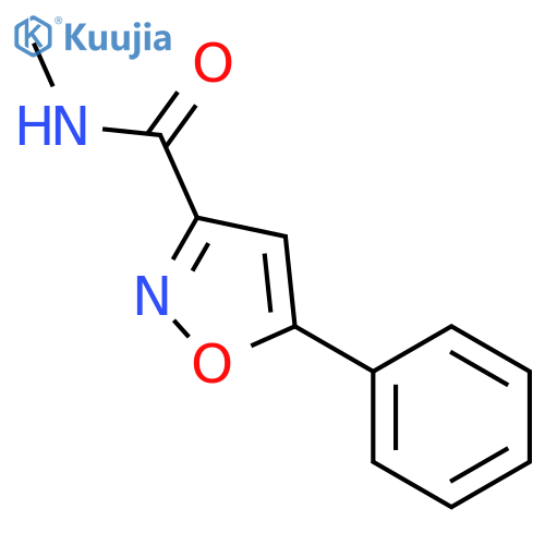 N-Methyl-5-phenyl-3-isoxazolecarboxamide structure