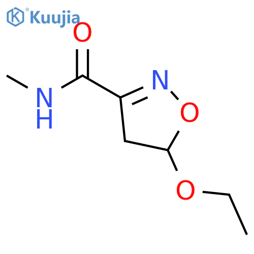 5-Ethoxy-N-methyl-4,5-dihydro-1,2-oxazole-3-carboxamide structure