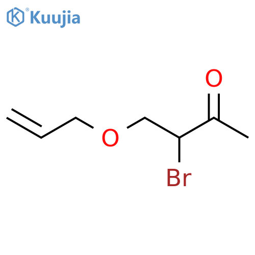 2-Butanone, 3-bromo-4-(2-propenyloxy)- structure