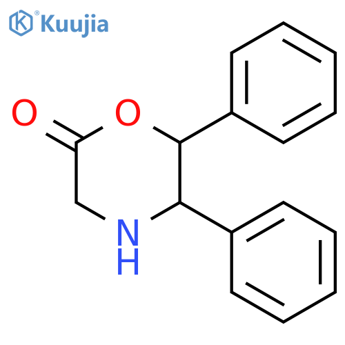 (5S,6R)-5,6-Diphenyl-2-morpholinone structure