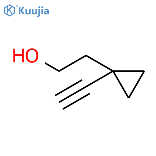 Cyclopropaneethanol, 1-ethynyl- structure