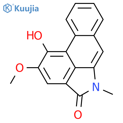1-hydroxy-2-methoxy-5-methyldibenzo[cd,f]indol-4(5H)-one structure