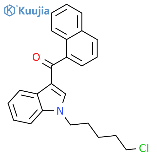 [1-(5-chloropentyl)-1h-indol-3-yl](1-naphthyl)methanone structure