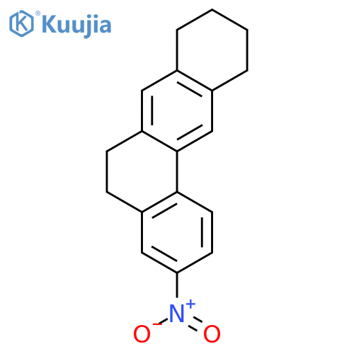 Benz[a]anthracene,5,6,8,9,10,11-hexahydro-3-nitro- structure