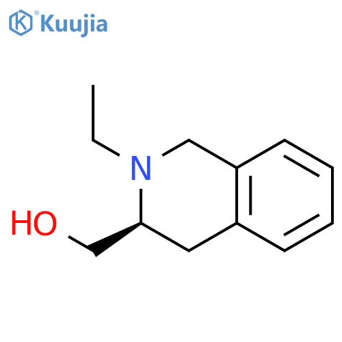 3-ISOQUINOLINEMETHANOL, 2-ETHYL-1,2,3,4-TETRAHYDRO-, (S)- structure