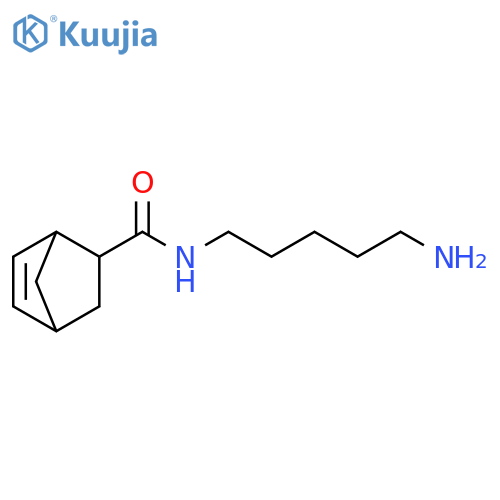 Bicyclo[2.2.1]hept-5-ene-2-carboxamide, N-(5-aminopentyl)- structure