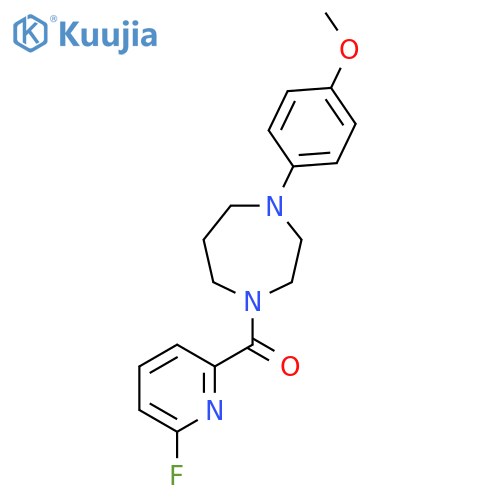 1-(6-Fluoropyridine-2-carbonyl)-4-(4-methoxyphenyl)-1,4-diazepane structure