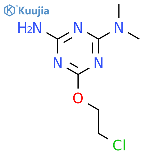 1,3,5-Triazine-2,4-diamine, 6-(2-chloroethoxy)-N,N-dimethyl- structure